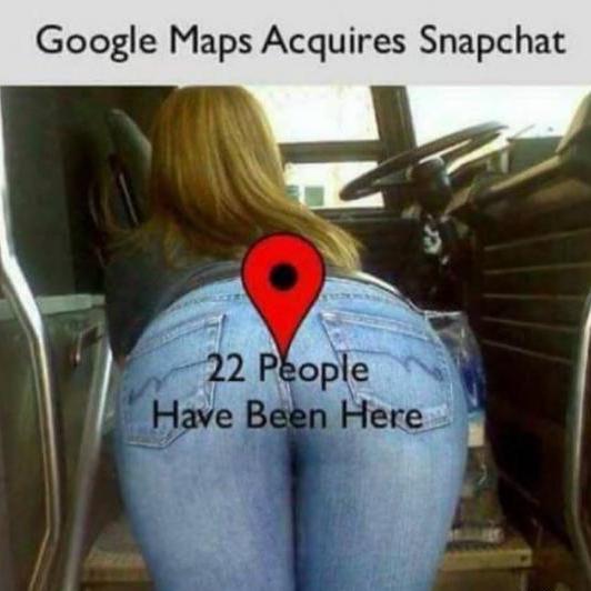 funny, funny memes, funny photos, funny pics, funny pictures, laughs, LOL, memes, today's funny photos, 1-10-18, google maps snapchat ass