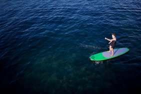 man paddle board