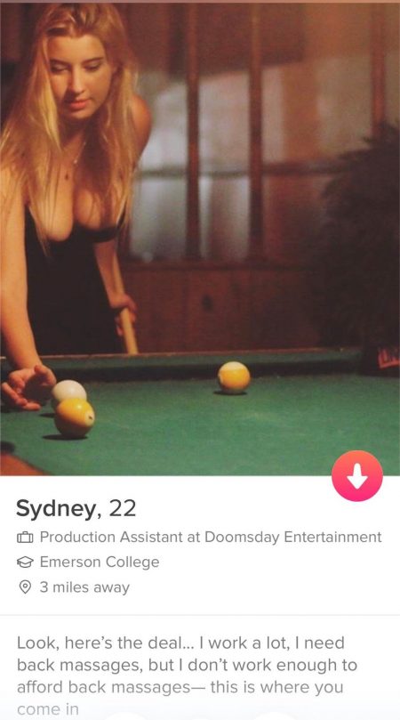 Sexy Tinder bios