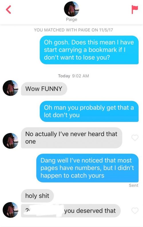 Hilarious Tinder pick up lines