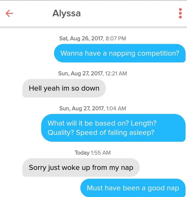 Tinder girls funny exchanges