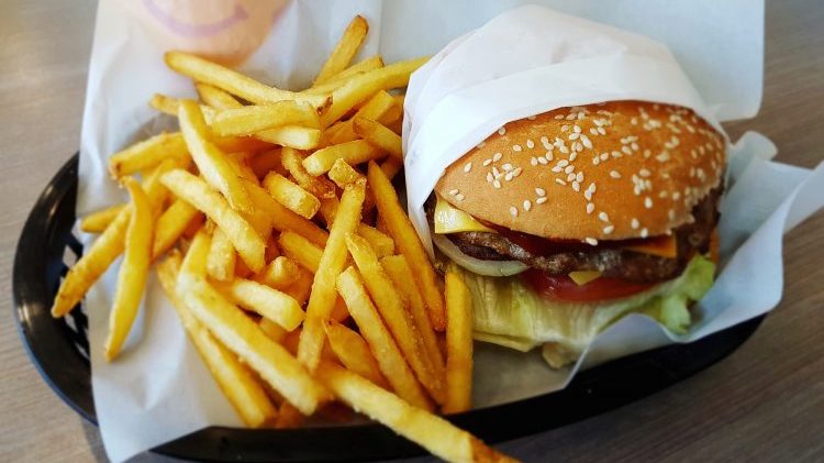 Burger and Fries