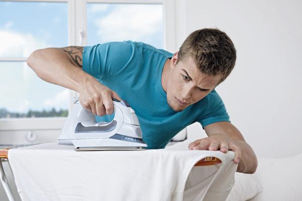 job interview ironing shirt