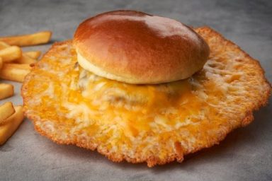 cheese skirt burger