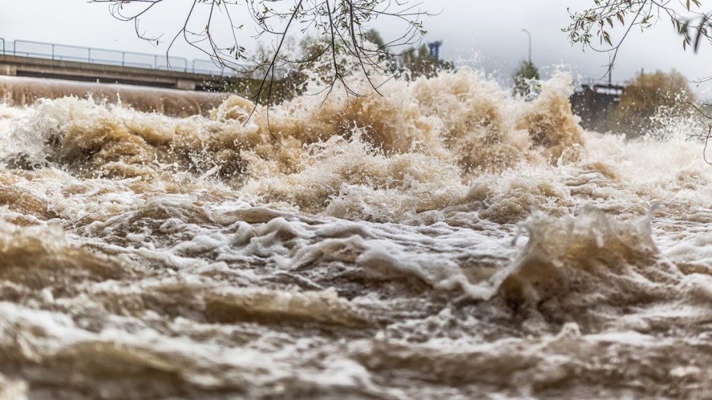 Waterville Dam Walters Break Newport Flood Tennessee Hurricane Helene