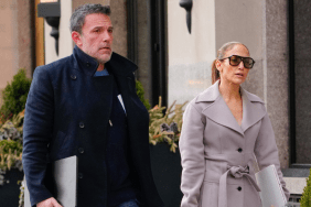 Ben Affleck and Jennifer Lopez are seen on March 29, 2024 in New York City.