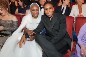 Cynthia Erivo and Lena Waithe attend the 75th Annual Tony Awards at Radio City Music Hall on June 12, 2022 in New York City.