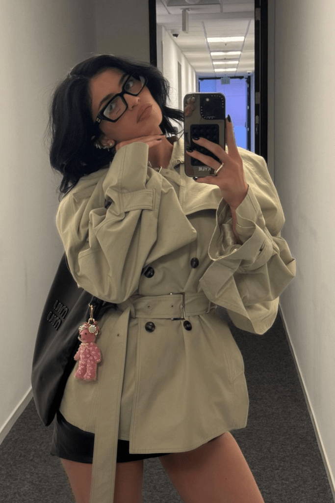 Kylie Jenner office siren trend photos Instagram