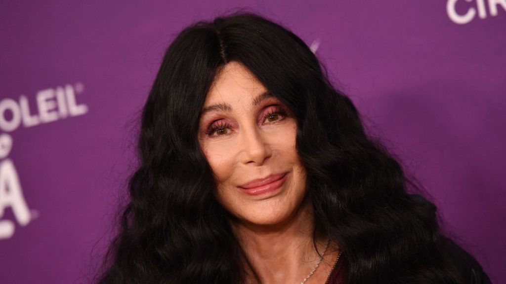 US singer and actress Cher attends Cirque du Soleil's KOOZA red carpet premiere at the Santa Monica Pier, in Santa monica, California, October 24, 2024.