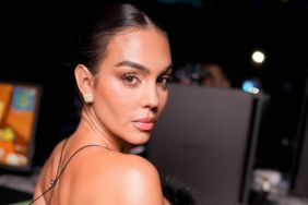 Georgina Rodriguez Paris photos backless dress