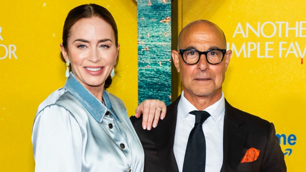 how is stanley tucci related to emily blunt