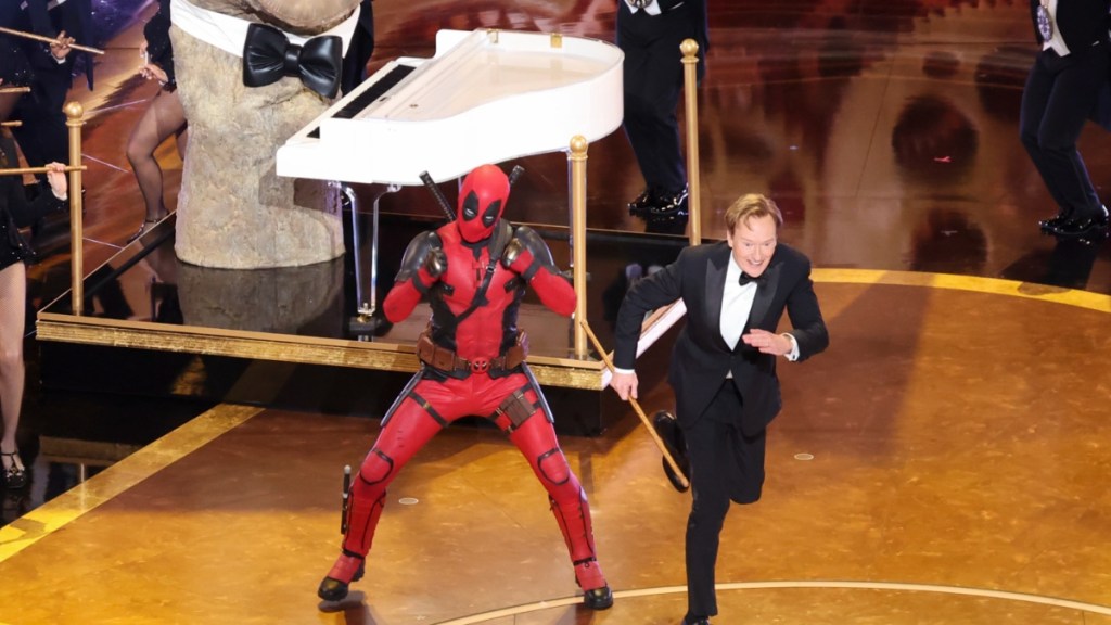Conan O'Brien Shares Ryan Reynolds Danced as Deadpool at Academy Awards