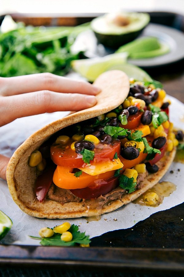 Veggie Hummus Taco