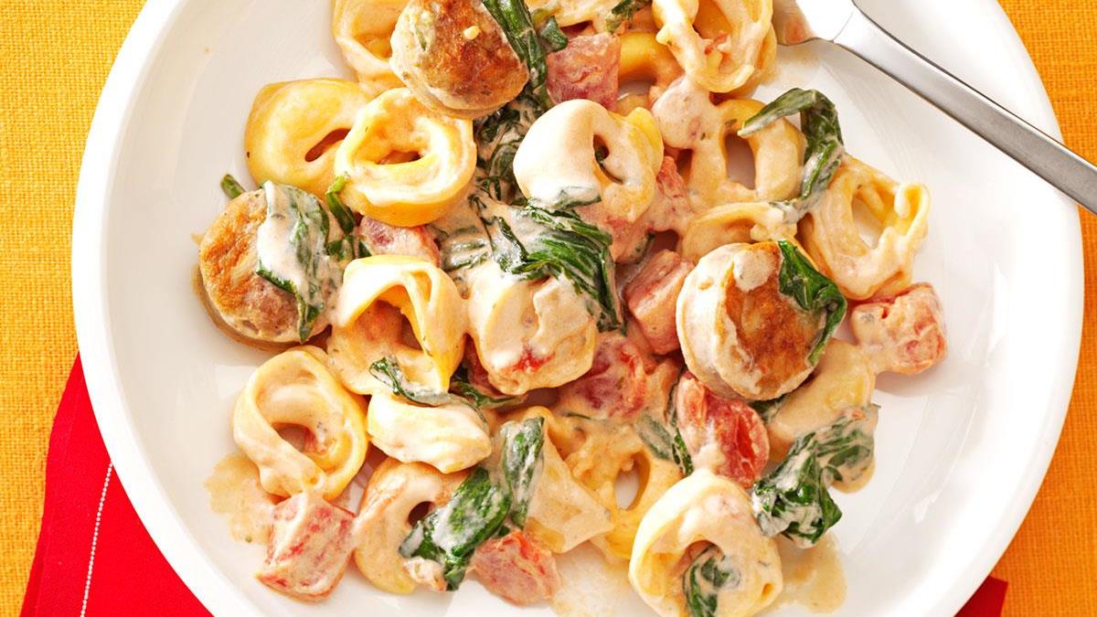 Tortellini With Chicken Sausage