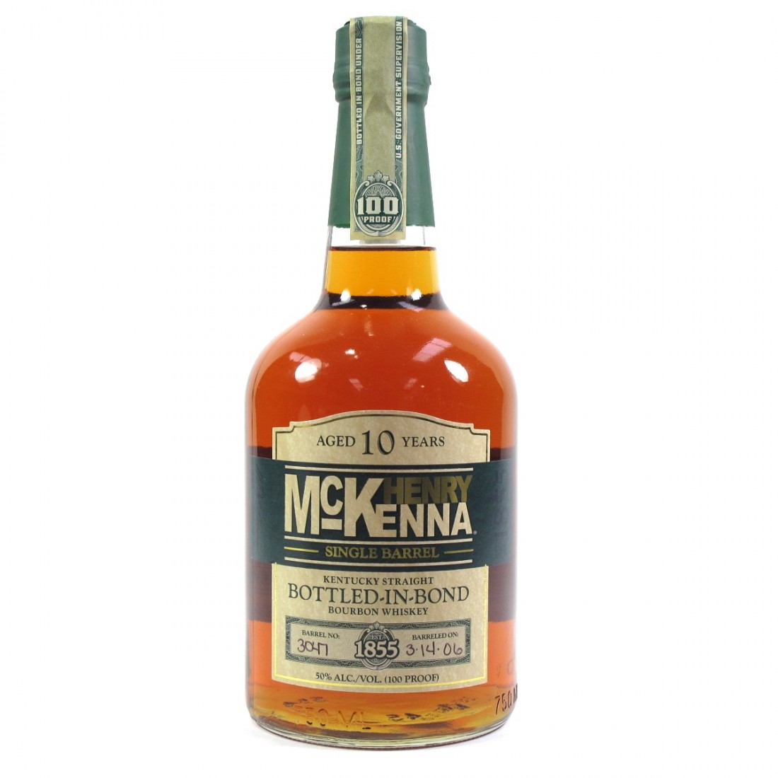 Henry McKenna Single Barrel Bourbon