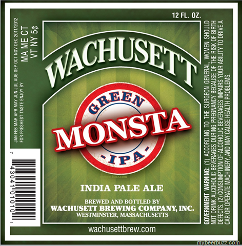 Wachusett Green Monsta IPA