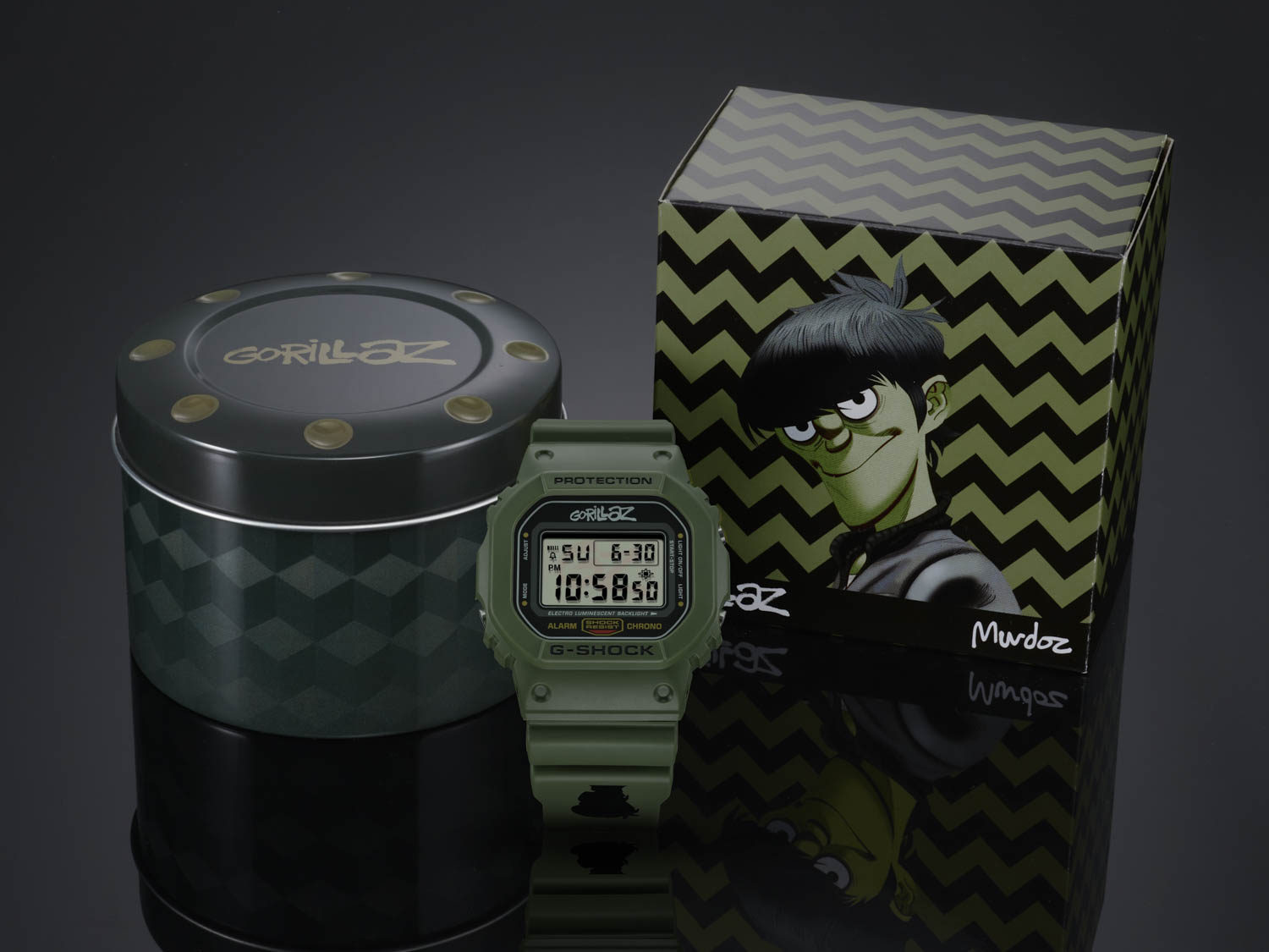 Murdoc's Casio G-Shock x Gorillaz Collab