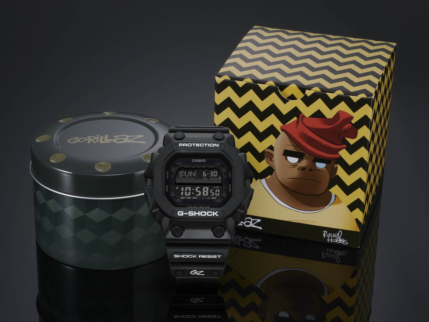 Russel's Casio G-Shock x Gorillaz Collab