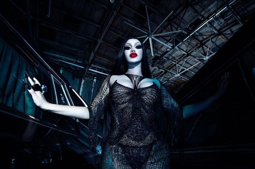 4. Cardi B as Morticia Addams