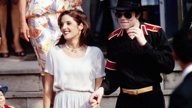 Lisa Marie Presley and Michael Jackson