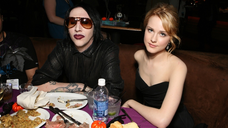 Marilyn Manson and Evan Rachel Wood