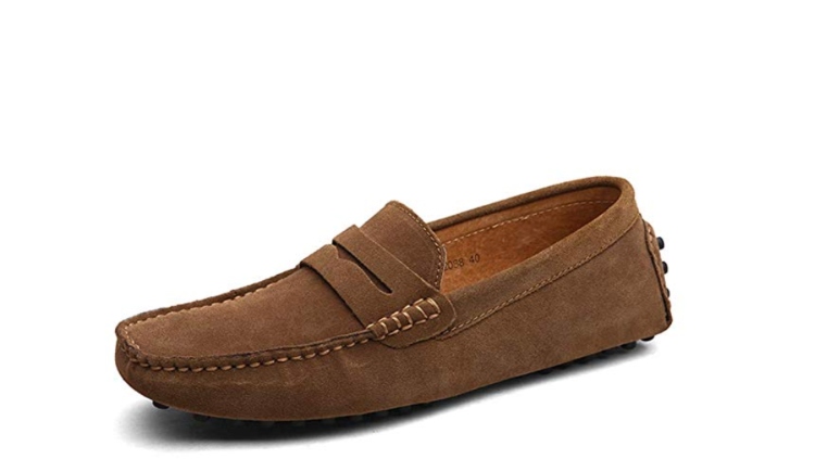 Suede Penny Loafers