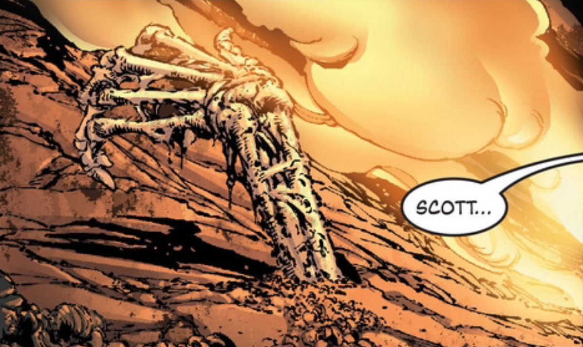 He (Scott Lang) died a gruesome death.