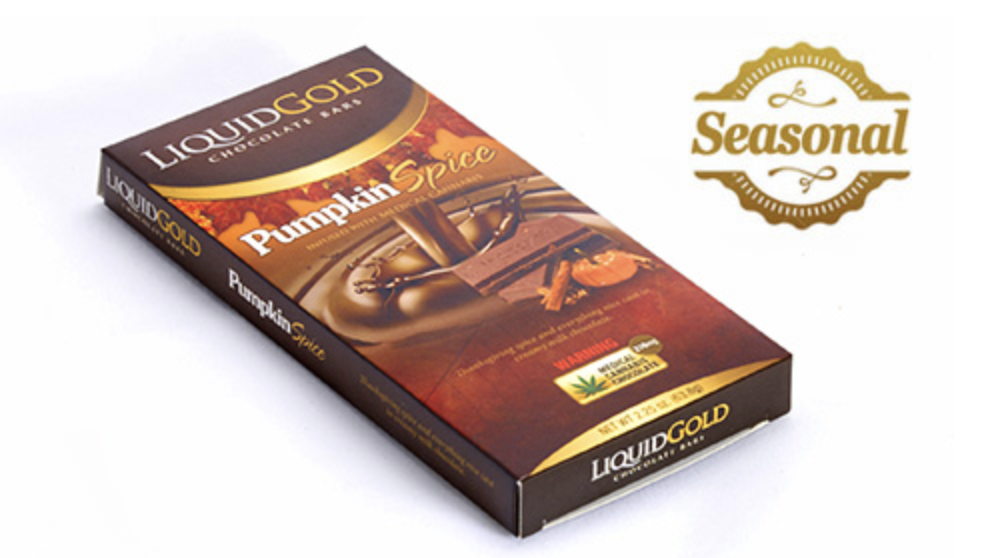 Liquid Gold's Pumpkin Spice Chocolate Bar