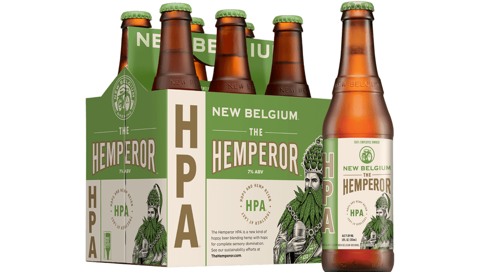 New Belgium Hemperor IPA 