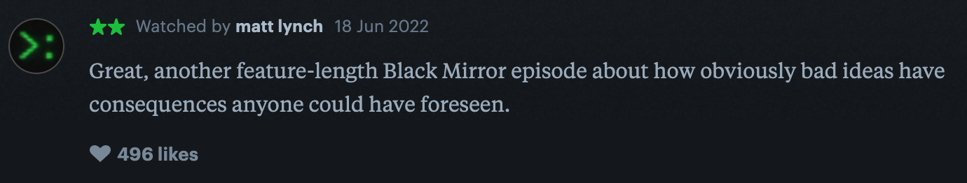 Budget Black Mirror