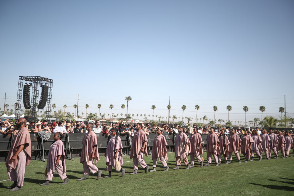 Procession Of Choir Members During Sunday Service