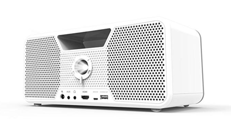 Dashbon Flicks Mobile Cordless Boombox Projector