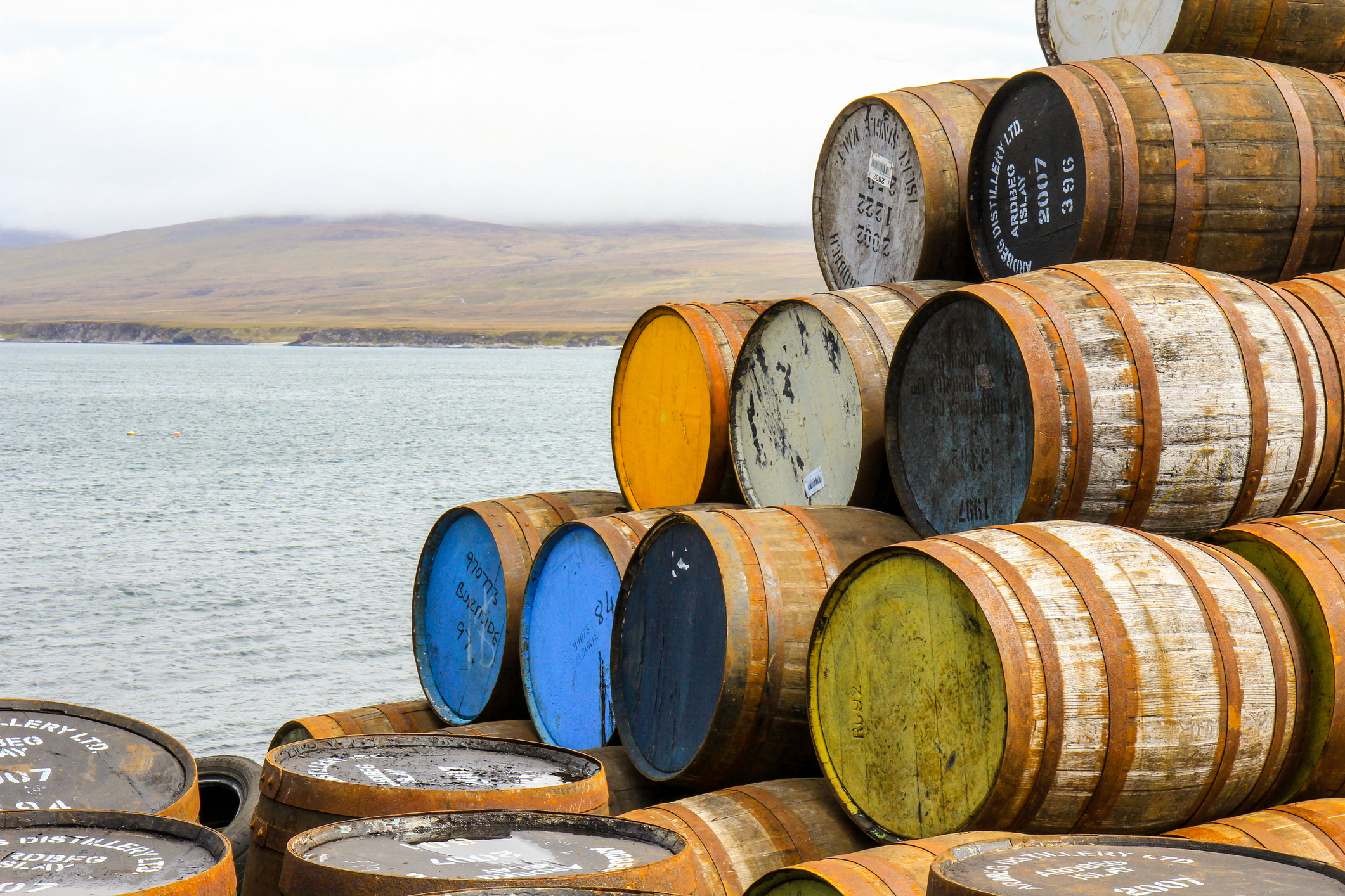 The peated whisky process takes time.