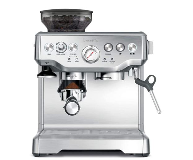 Breville BES870XL Barista Express Espresso Machine, Brushed Stainless Steel