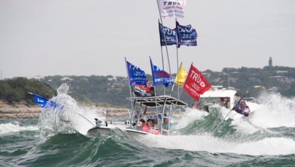 9. Trump boat parade ends in sunken ships.