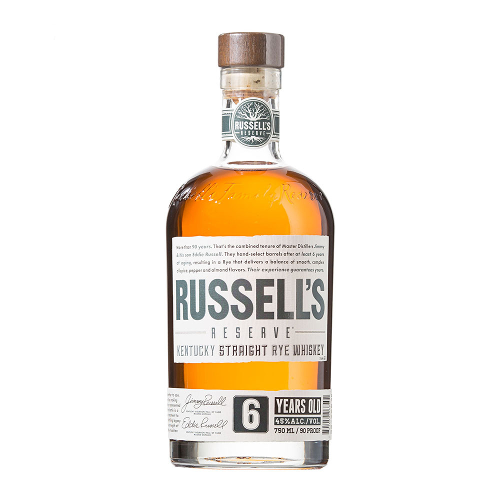 3. Russell's Reserve Kentucky Straight Rye 